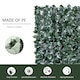 image 3 of Outsunny Artificial Leaf Hedge Privacy Screen Roll Garden Fence Panel 1m x 2.4m
