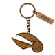 image 1 of Harry Potter Golden Snitch Keyring - Brown - One Size