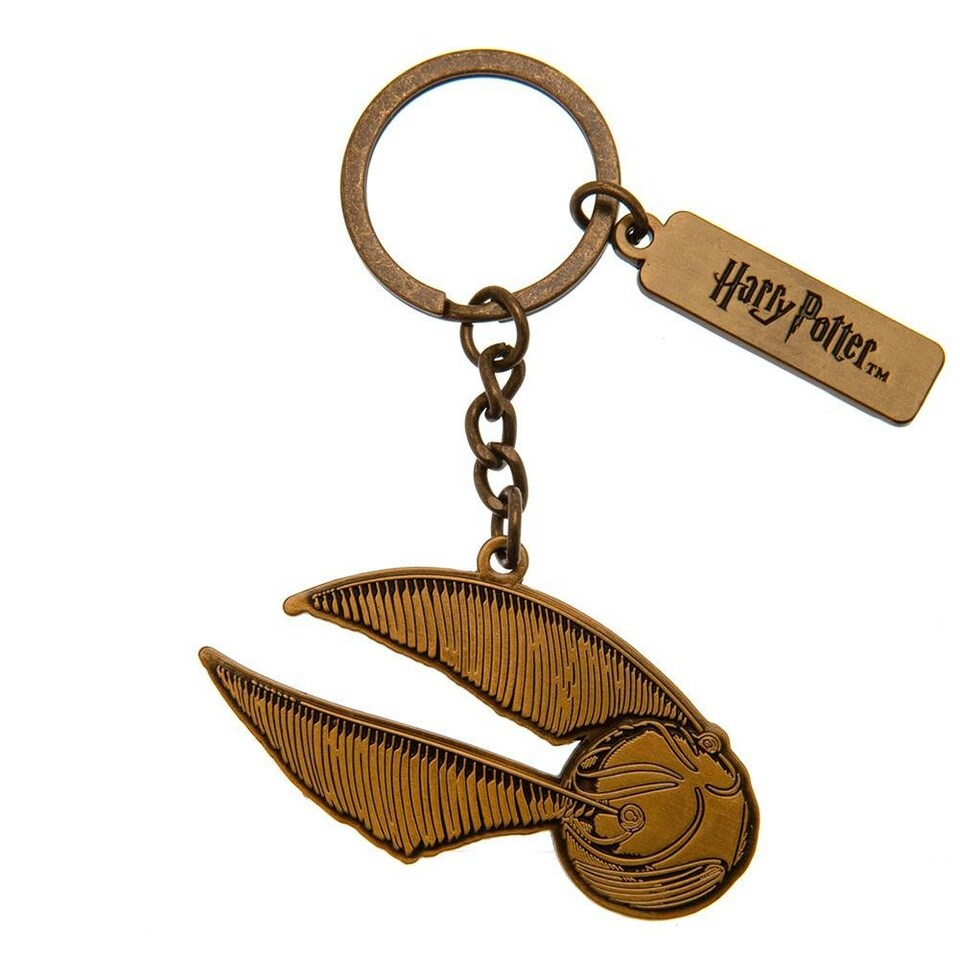 image 1 of Harry Potter Golden Snitch Keyring - Brown - One Size