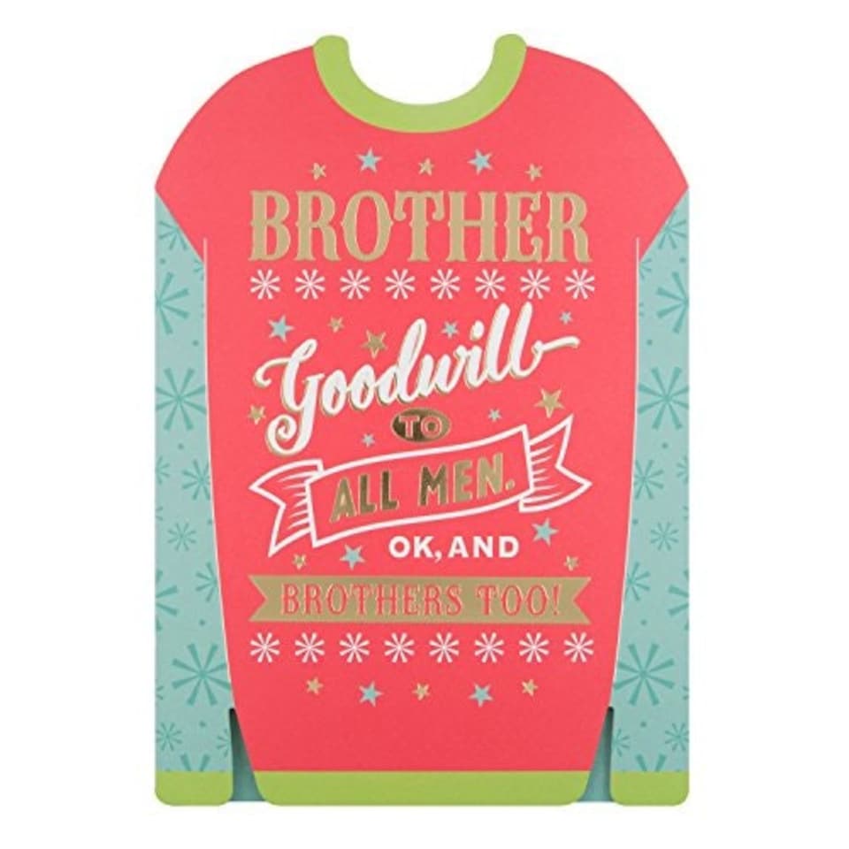 image 1 of Brother "Jumper" Christmas Card