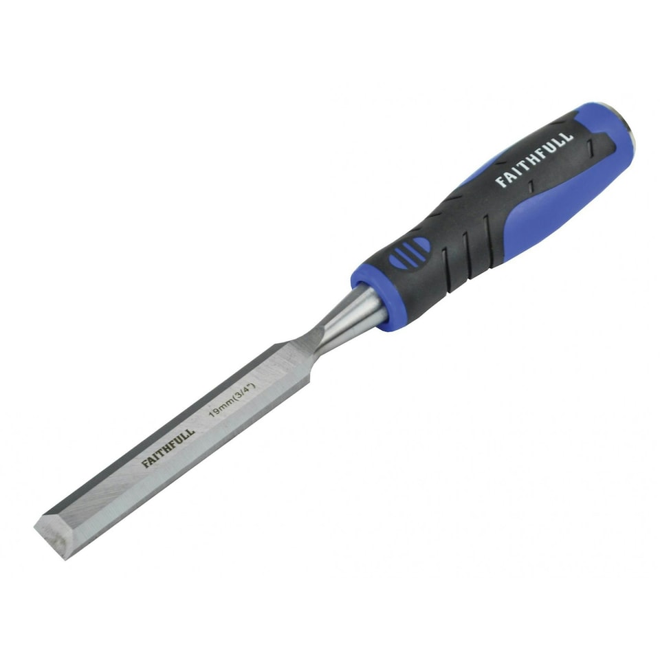 Faithfull Soft Grip Bevel Edge Chisel - Multi Colour - 19mm (3/4in)
