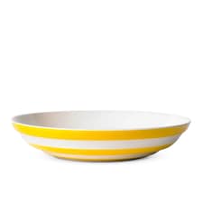 Pasta Bowl: 1 x 24cm Pasta Bowl Cornishware Yellow, Ceramic