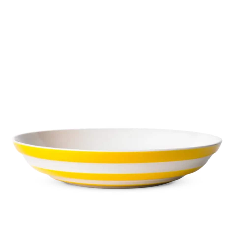 image 1 of Pasta Bowl: 1 x 24cm Pasta Bowl Cornishware Yellow, Ceramic