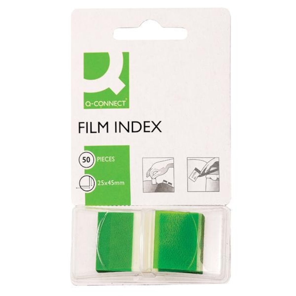 image 1 of Q-Connect Page Marker Green (Pack of 50)