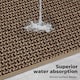 image 6 of Marlow 2PC Kitchen Mat Brown Non-Slip Woven Rubber Absorbent Floor Runner | Brown | Brown | One Size