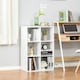 image 2 of HOMCOM 6-Cube Bookshelf, Display Shelving Unit for Home Office, White