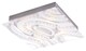 image 2 of Modern LED Bathroom Light with Clear-Frosted Glass Plate | Silver