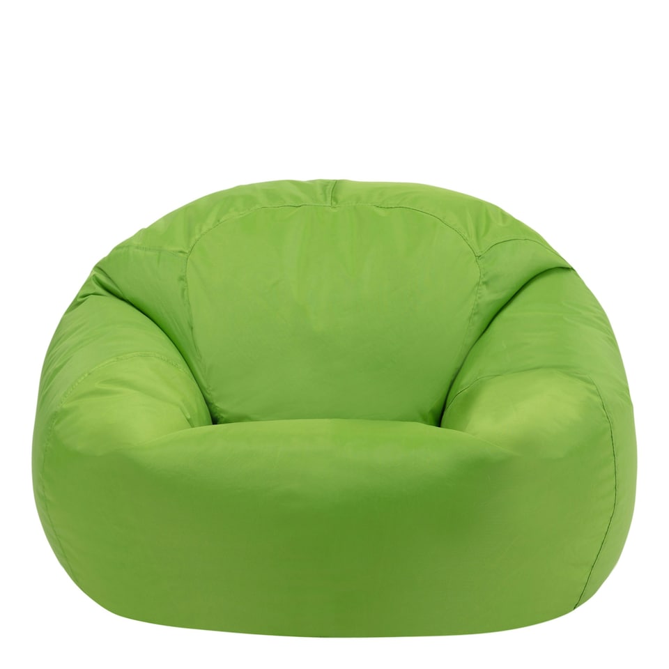 image 1 of icon Classic Indoor Outdoor Bean Bag Lime Green Bean Bag Chair Green