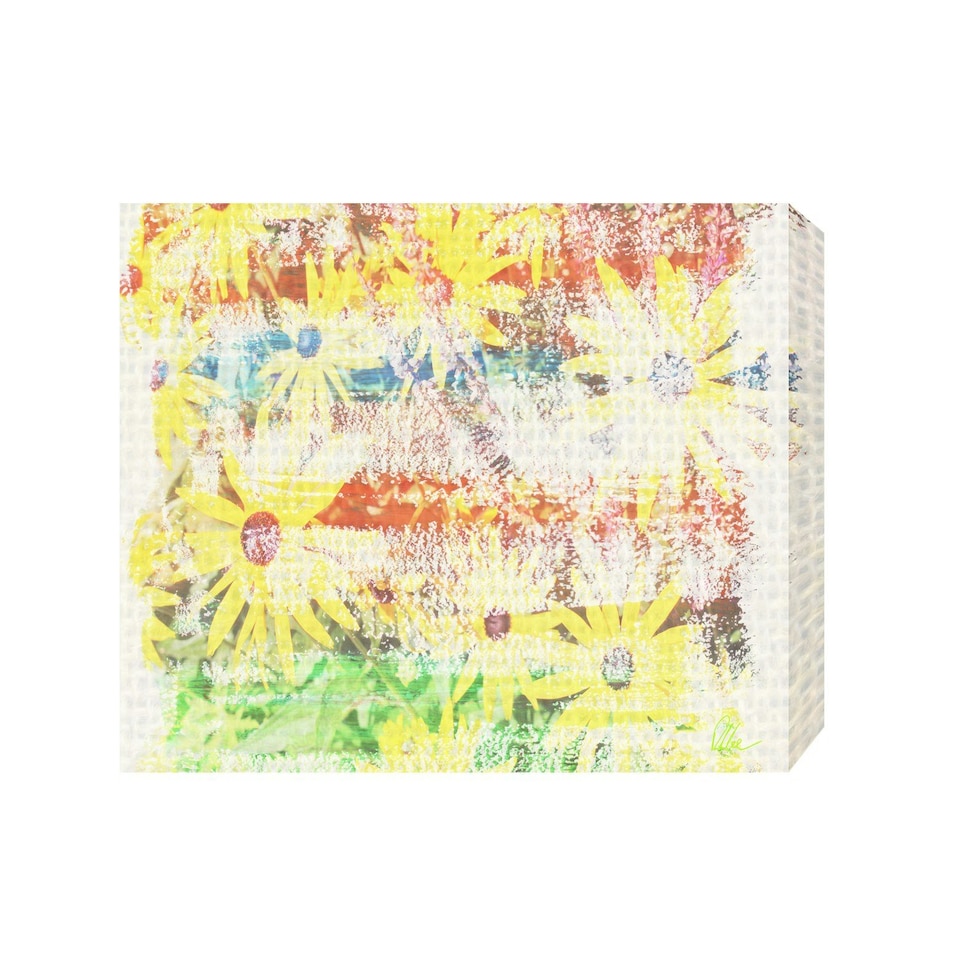 image 1 of Flower Burst (Canvas Print) 12" x 18"