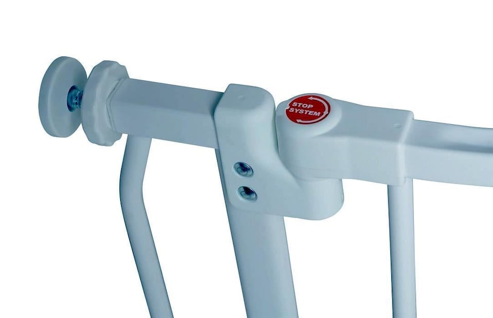 image 1 of Safetots Extra Tall Elite Safety Gate, 98cm - 107cm, Matt Grey, Extra Tall 96.8cm in Height, Pressure Fit Stair Gate, Baby Gate for Doors Hallways and Spaces, Safety Barrier, Easy Installation