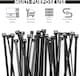 image 4 of 100pcs Black Nylon Plastic Cable Ties - 100 x 2.5mm