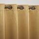 image 5 of Metro Thermal Blackout Eyelet Curtains 116cm x 137cm Ochre