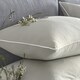 image 2 of Appletree 200TC Plain Dye Duvet Cover Set Silver with White Piping