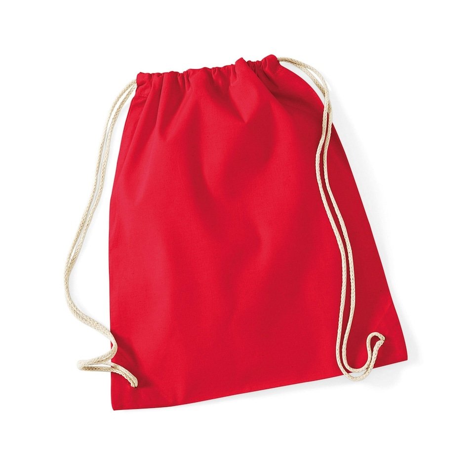 Westford Mill Drawstring Bag - Classic Red - One Size | Multi | One Size