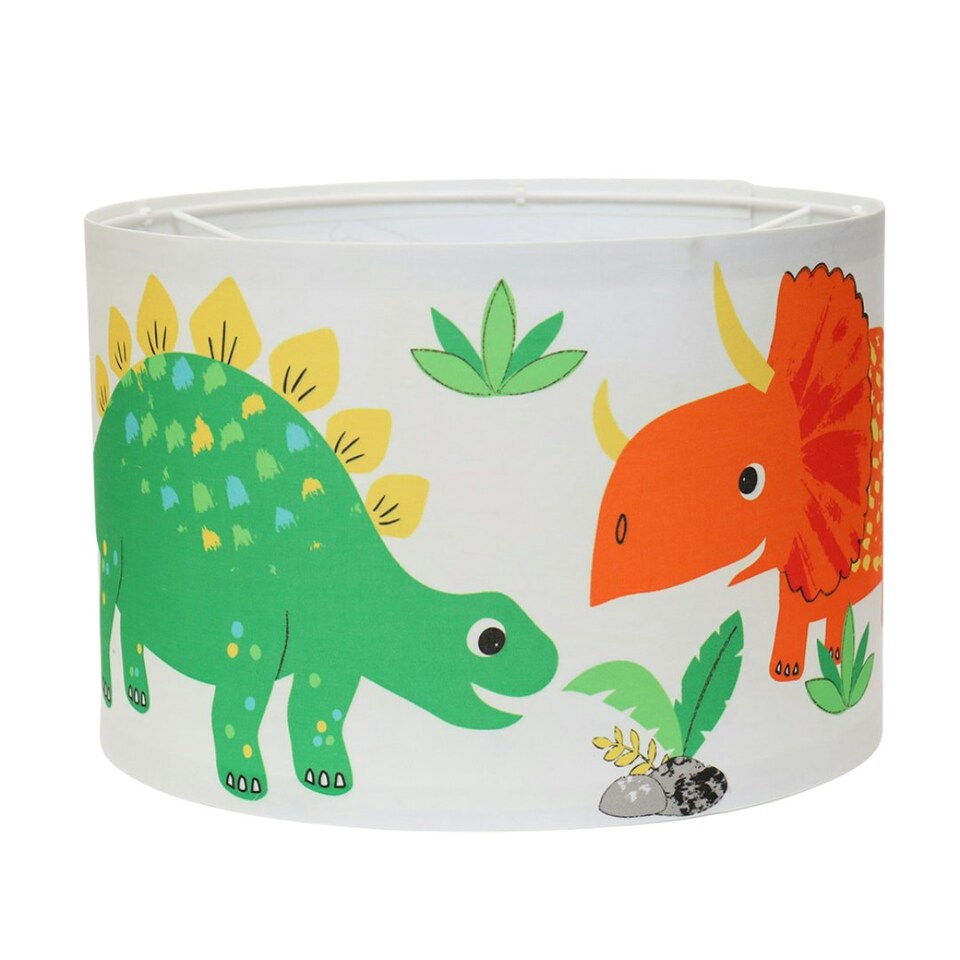 Dinky Dinosaur Table or Ceiling Lampshade Multi | 30cm x 20cm