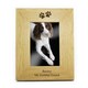 image 1 of Personalised 6x4 Pets Wooden Photo Frame Brown | One Size