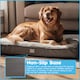 image 7 of Harbour Housewares Waterproof Dog Bed - Large - Grey
