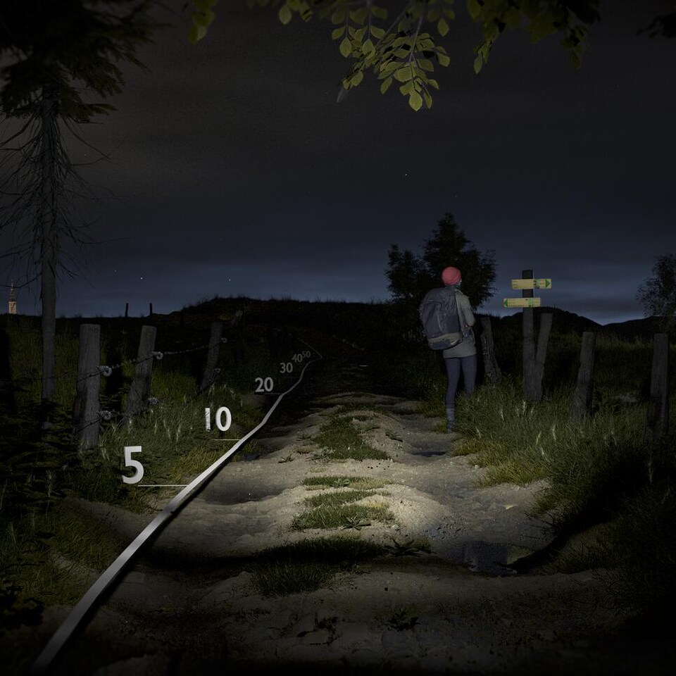 image 1 of Decathlon Rechargeable Head Torch - 120 lumen - HL100 USB