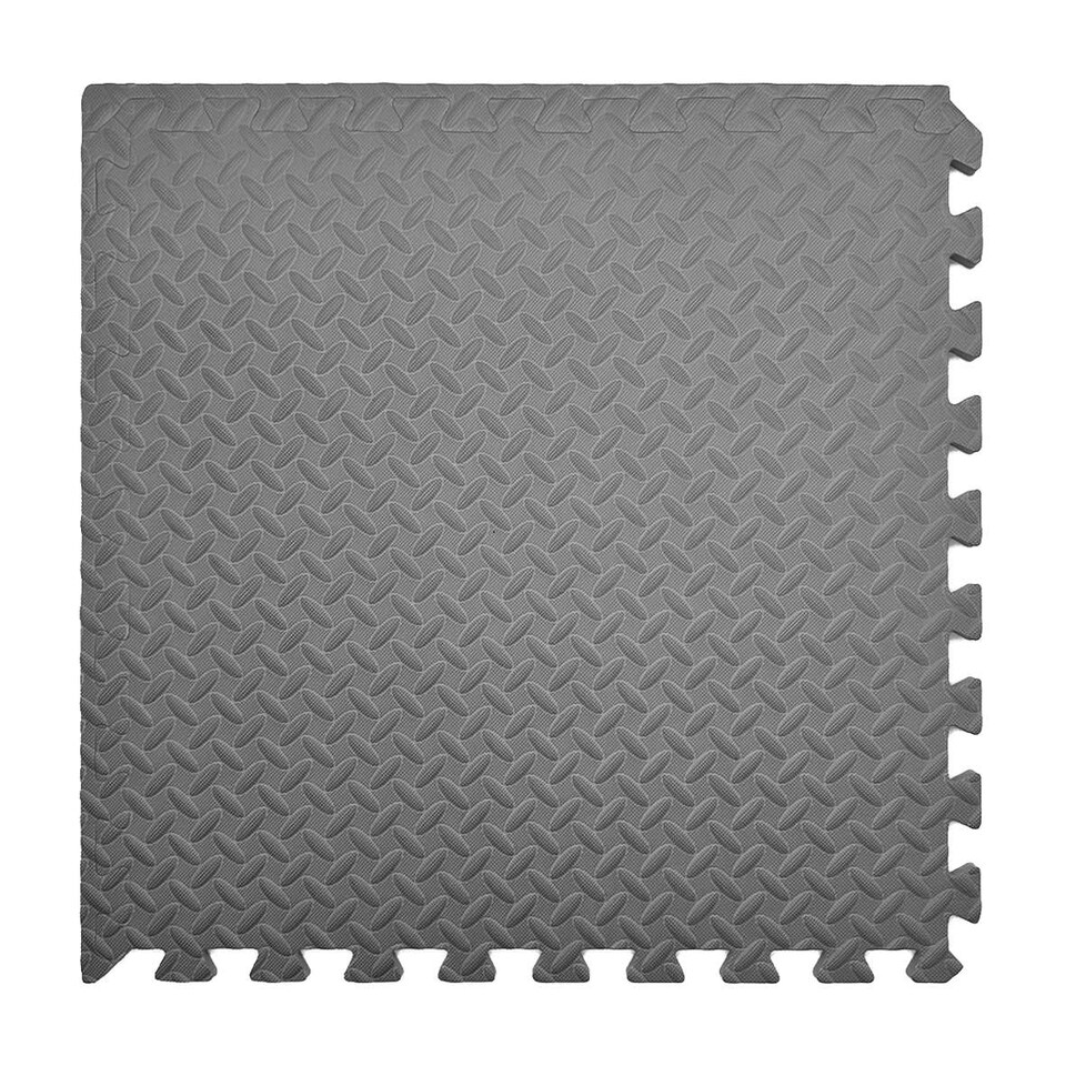 image 1 of Interlocking Soft EVA Foam Floor Tiles Flooring | Grey | Pack of 32pcs