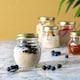 image 6 of Bormioli Rocco Quattro Stagioni Glass Storage Jars - 300ml - Pack of 3