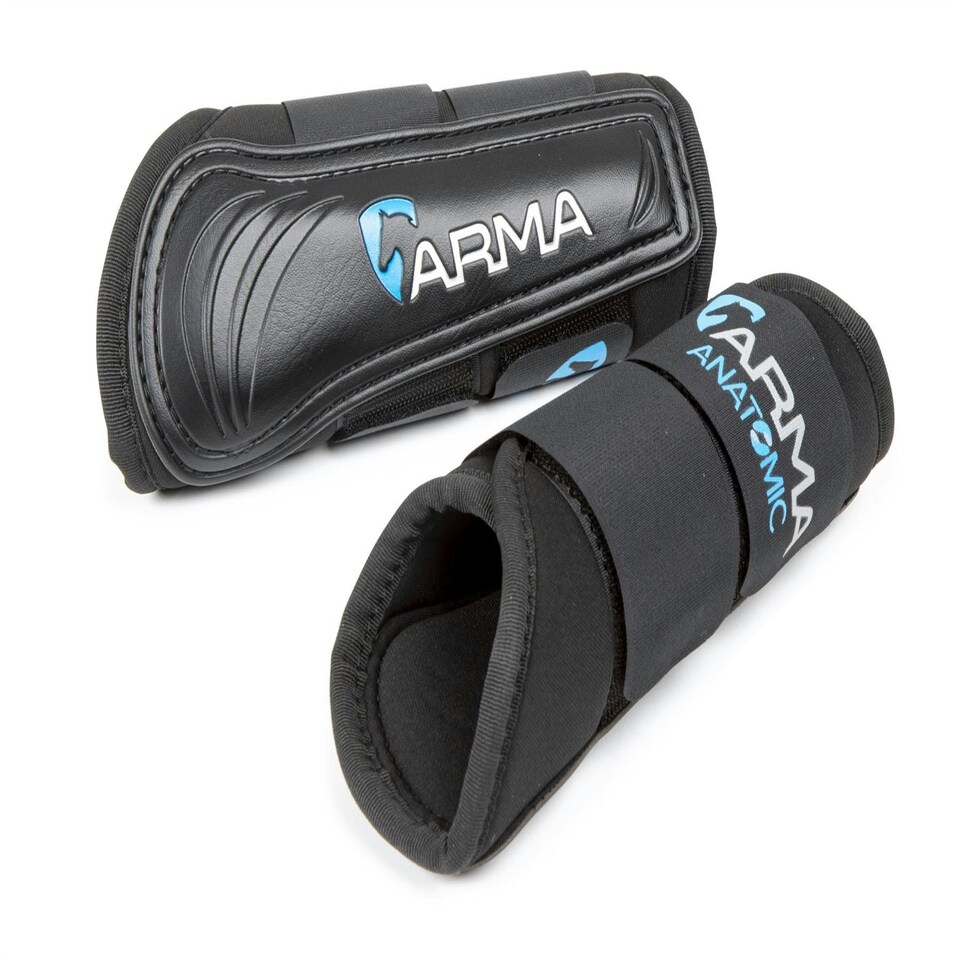 image 1 of Shires ARMA Neoprene Brushing Boots Blue | Size: Full
Colour: Navy