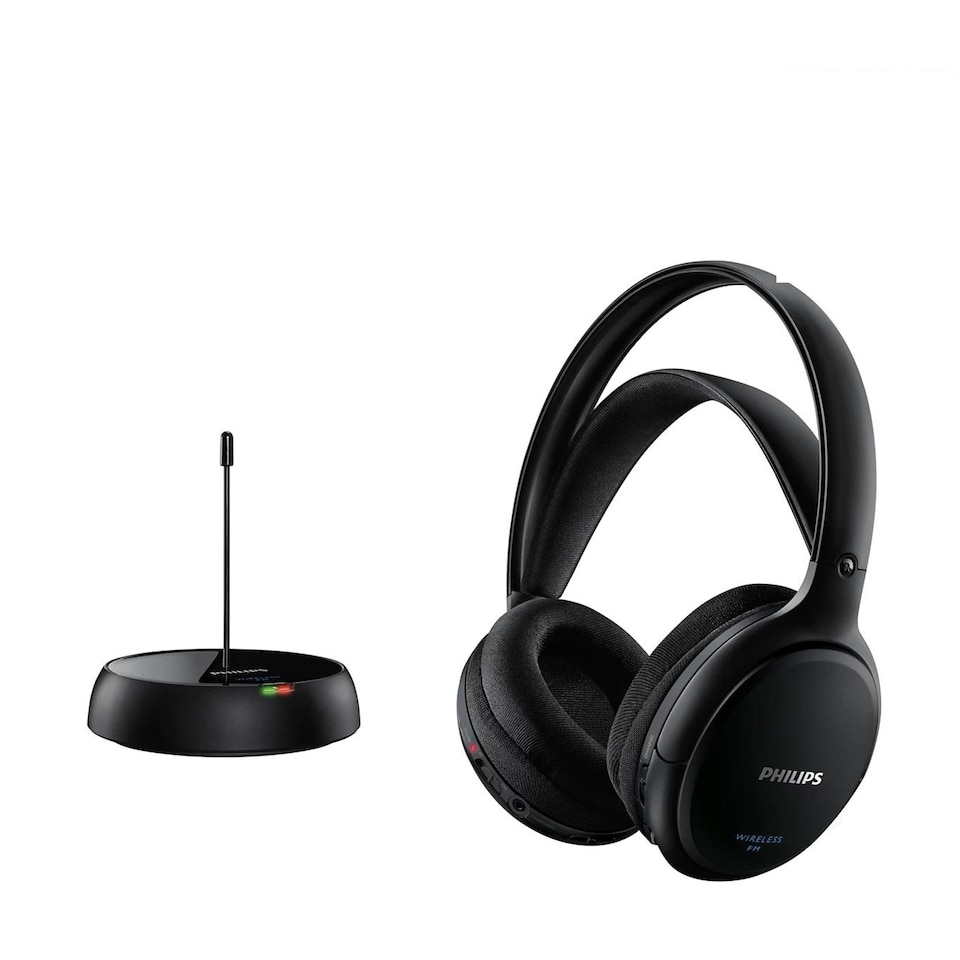 image 1 of Philips RF-SHC5200 Wireless Hi-Fi Over-Ear Rechargeable Headphone | Black | Black