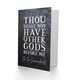 image 2 of Ten Commandments Thou Shalt Not Have Other Bible Verse Christian Card