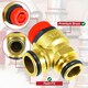 image 3 of SPARES2GO Boiler Pressure Relief Valve 3 Bar 1/2" BSP Push Fit Brass PN 10 Safety PRV