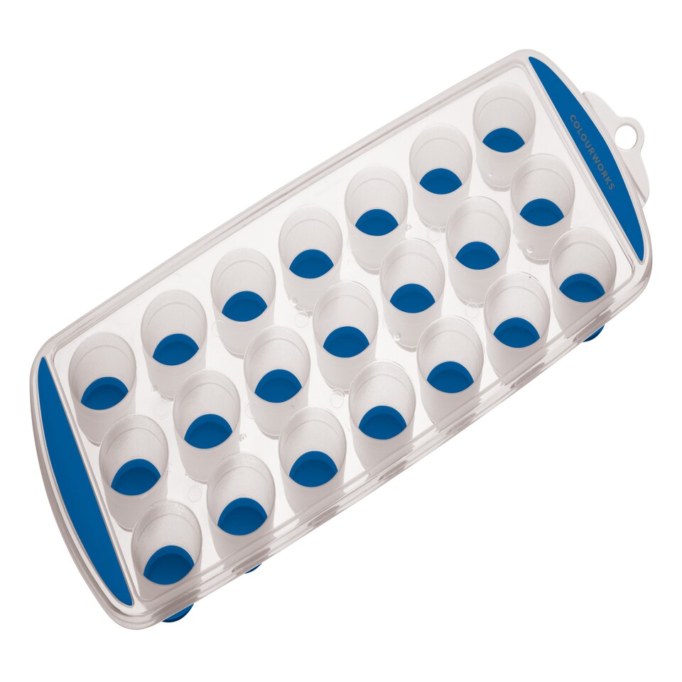 image 1 of Colourworks Silicone Ice Cube Tray Blue