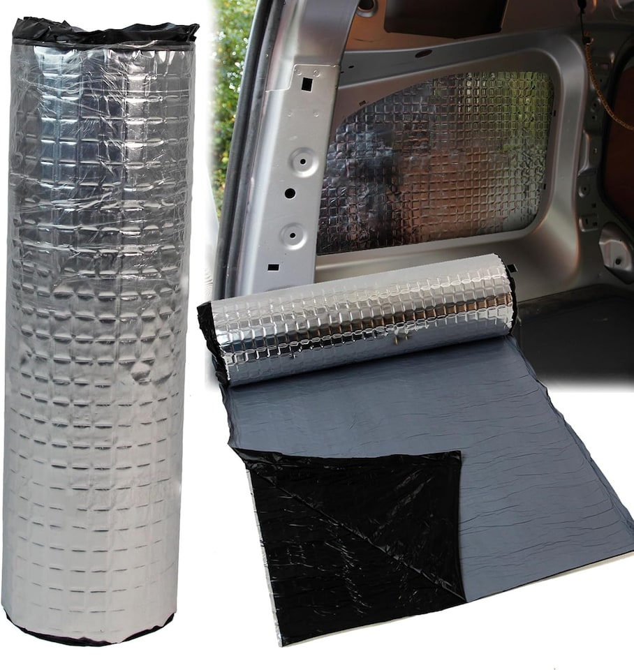 image 1 of 5M Sound Deadening Proofing Mat Roll - Car/Van Vibration Proofing