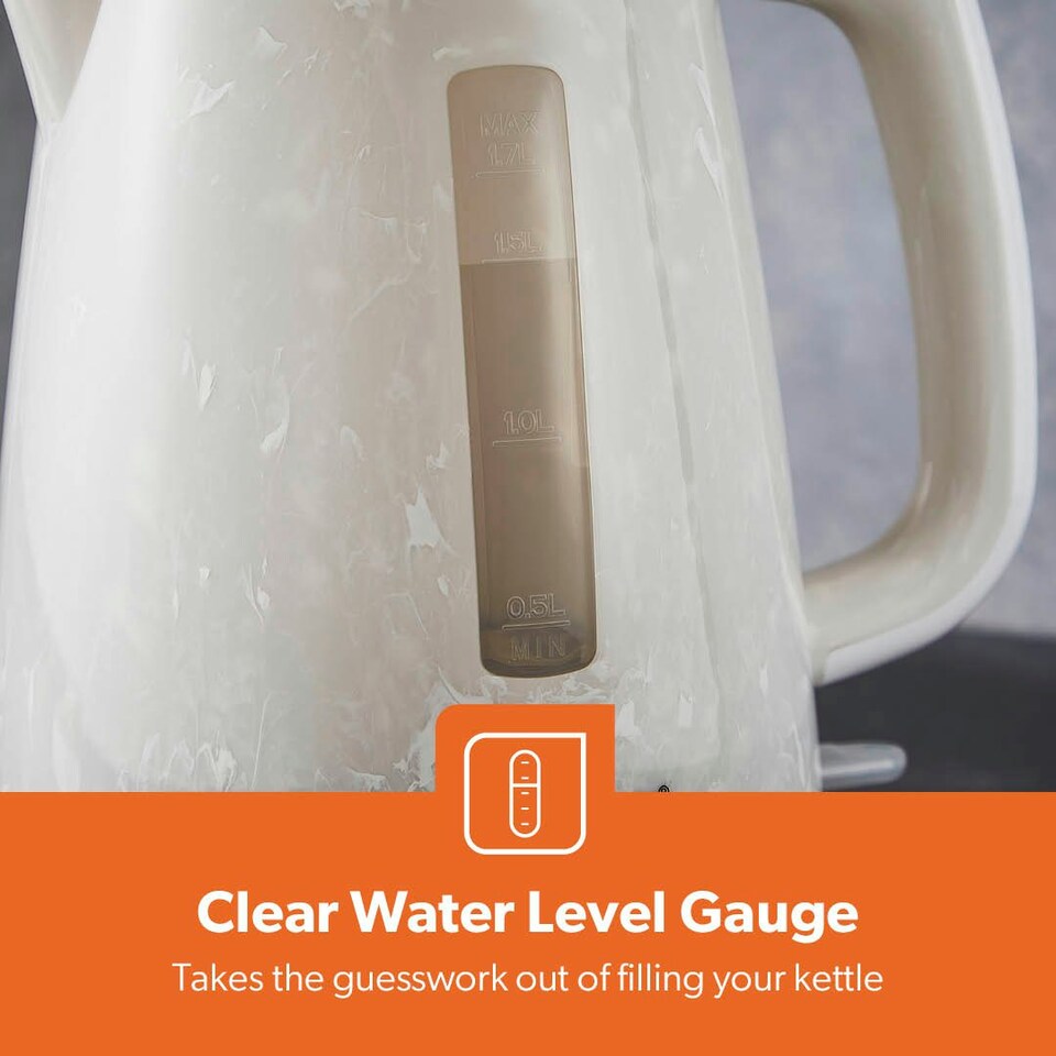 image 1 of GEEPAS  1.7L Skye Electric Kettle | 2200W Premium Kettle,  White