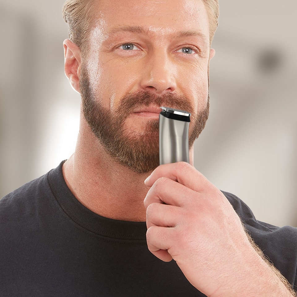 image 1 of Wahl Stainless Steel 9in1 Multigroomer Hair Trimmer Kit Titanium Finish 3025735