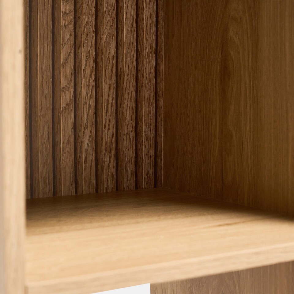 image 1 of OHS Dallas 6 Cube Wood Effect Storage Unit Bookcase Shelf