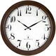 image 1 of Primrose Outdoor Garden Wall Clock Perfect Time Radio Controlled 57cm Diameter