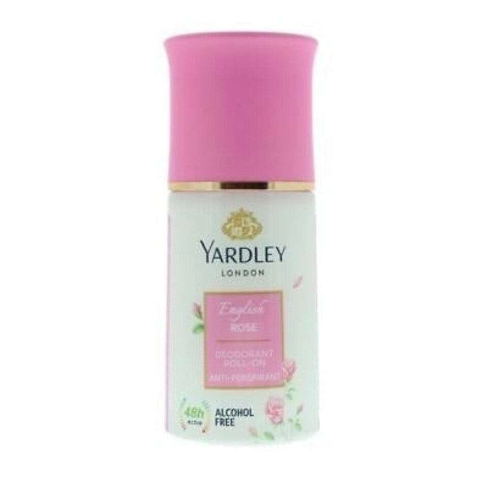 image 1 of Yardley English Rose Deodorant Roll On 50ml Women
