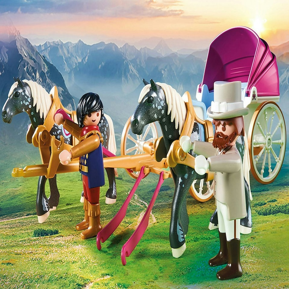 image 1 of Playmobil Princess Horse-Drawn Carriage Playset