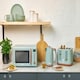 image 2 of HADEN Dorchester Sage Triple Pack - Kettle, 4 Slice Toaster & Microwave Oven