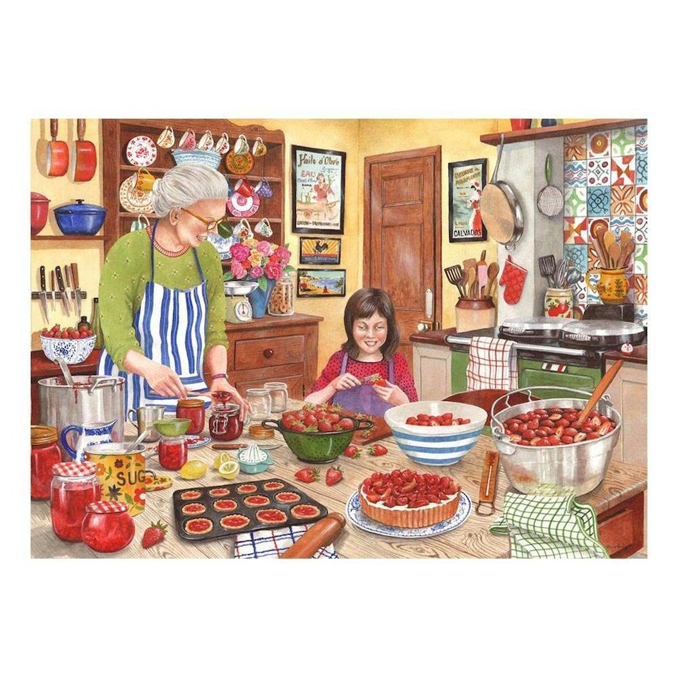 The House of Puzzles, Strawberry Jam - BIG 250 Piece Jigsaw Puzzle