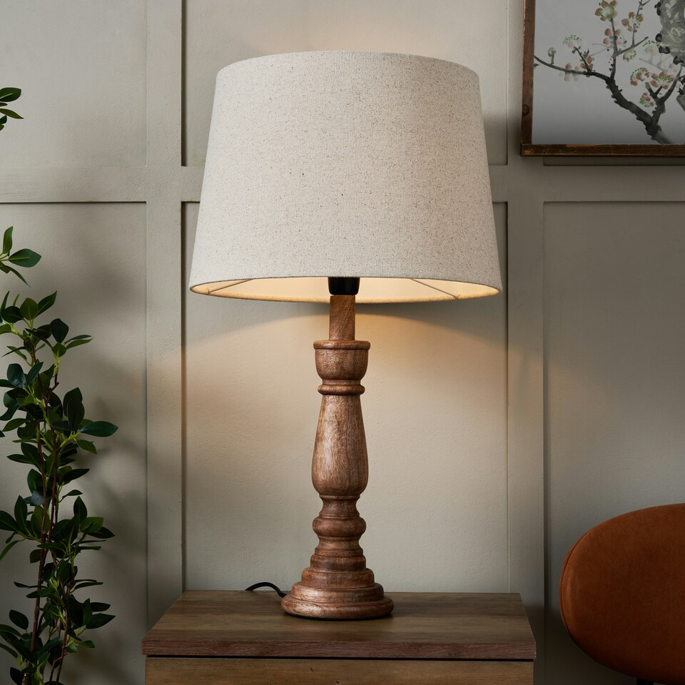 image 1 of BHS Henlock Natural Table Lamp, Natural