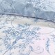 image 4 of Catherine Lansfield Antoinette Damask Reversible Duvet Cover Set | Blue | Double