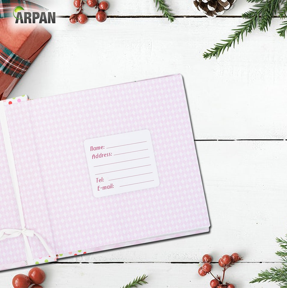 image 1 of ARPAN Slip In Memo Baby Photo Album – Holds 200 Photos 4x6" (10x15cm) – Elephant Design with Index Pages & CD/DVD Pocket