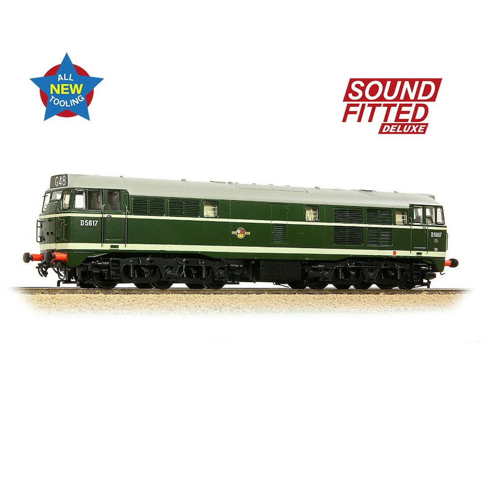 Bachmann Deluxe Class 30 D5617 BR Late Green (DCC-Sound)