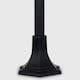 image 4 of ValueLights Traditional 1.2m Black IP44 Outdoor Garden Lamp Post Bollard Light - Includes 6w LED GLS Bulb 3000K Warm White | Black