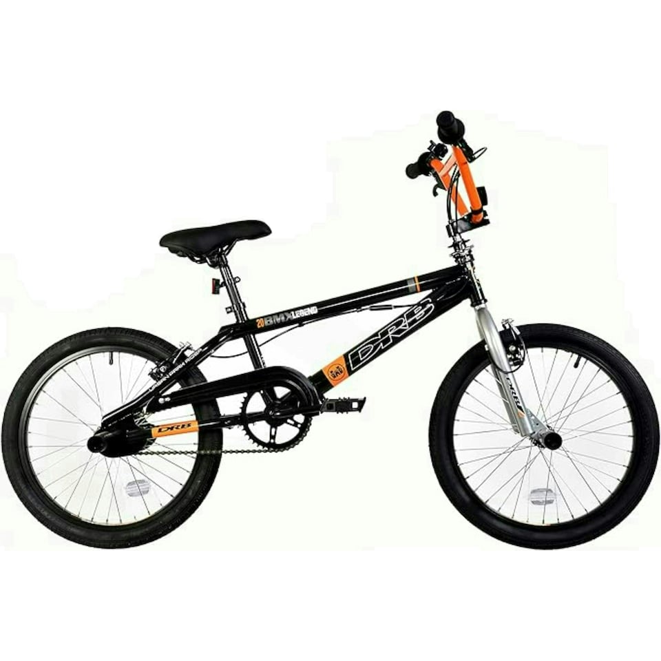 Dallingridge Legend 20In Freestyle BMX w/ 360 Gyro - Black/Orange