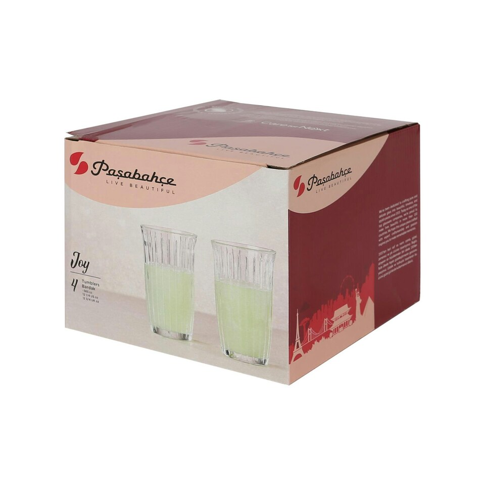 image 1 of Pasabahce Joy Highball Glasses - 365ml - Pack of 12