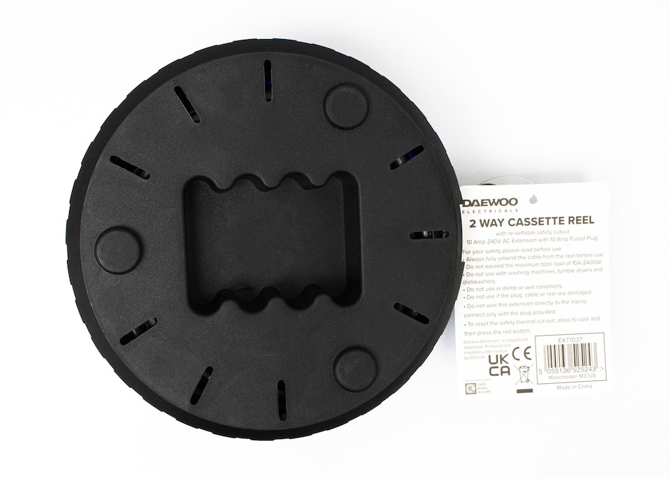 image 1 of Daewoo 2 Gang 5m Cassette Extension Reel | White