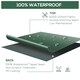 image 5 of Outsunny 205x192cm Outdoor Garden Furniture Protective Cover Water UV Resistant | Green | Green | 255cmx142cmx86cm