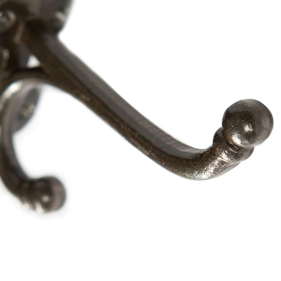 image 1 of Hammer & Tongs Flat Top Ball End Hat & Coat Hook - W35mm x H85mm - Raw