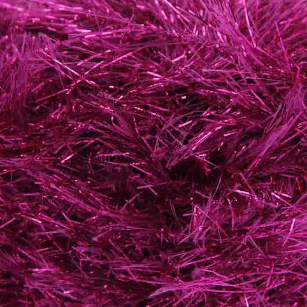 King Cole Pink Tinsel Chunky Yarn (Value Pack 12 x 50g Balls) For Crochet, Knitting - 70m per ball