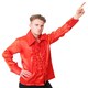 image 1 of Adults Red Disco Shirt Red | M